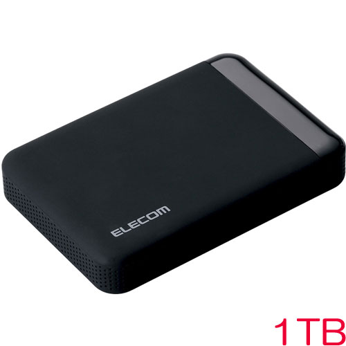 ELP-EEN010UBK [USB3.0 ポータブルHDD/HW暗号化/PW保護/1TB]