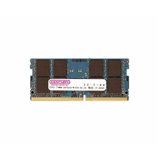 センチュリーマイクロ CD4G-SOD3LU1866H [4GB DDR3L-1866 (PC3L-14900) Unbuffered SO-DIMM 204pin Single RANK 512Mx8]