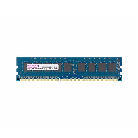 センチュリーマイクロ CD4G-D3LUE1600H [4GB DDR3L-1600 (PC3L-12800) ECC Unbuffered DIMM 240pin Single RANK 512Mx8]