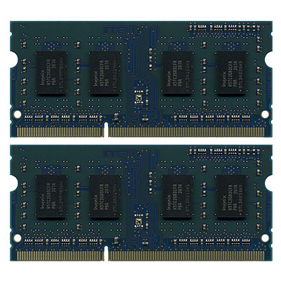 CK4GX2-SOD3LU1600H [8GB kit (4GBx2) DDR3L-1600 (PC3L-12800) Unbuffered SO-DIMM Single RANK 512Mx8]