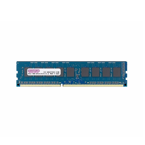センチュリーマイクロ CD4G-D3UE1866H [4GB DDR3-1866 (PC3-14900) ECC Unbuffered DIMM 240pin Single RANK 512Mx8]