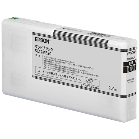 エプソン SC12MB20 [SureColor用 インク/200ml(マットブラック)]