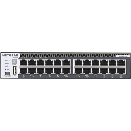 NETGEAR XSM4324CS-100AJS [M4300-24X 10G 24p + SFP+ 4スロット L3スイッチ]