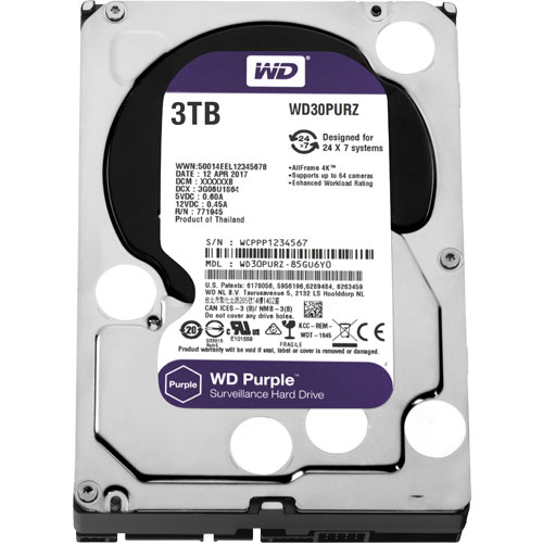 WD Purple WD30PURX 3TB HDD