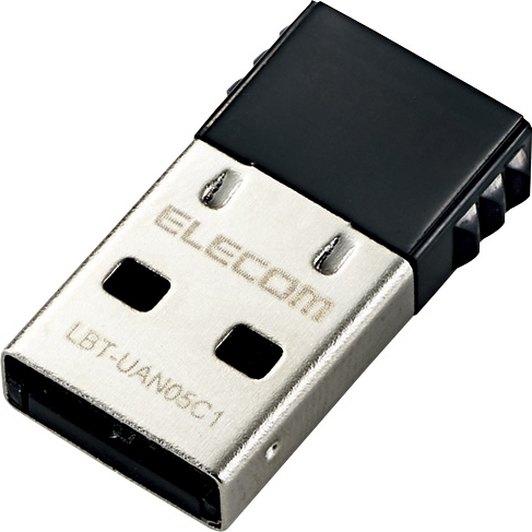 エレコム LBT-UAN05C1 [Bluetooth USBアダプタ/PC用/V4/CL1/ブラック]