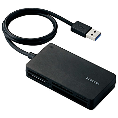 エレコム MR3-A014SBK [メモリリーダライタ/USB3.0/ソフト付/ブラック]