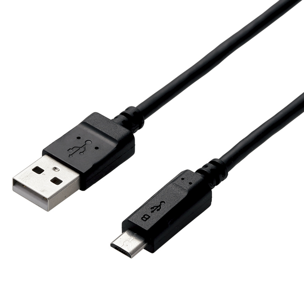 エレコム MPA-AMB2U15BK [microUSBケーブル/2A/通信・充電/1.5m/ブラック]