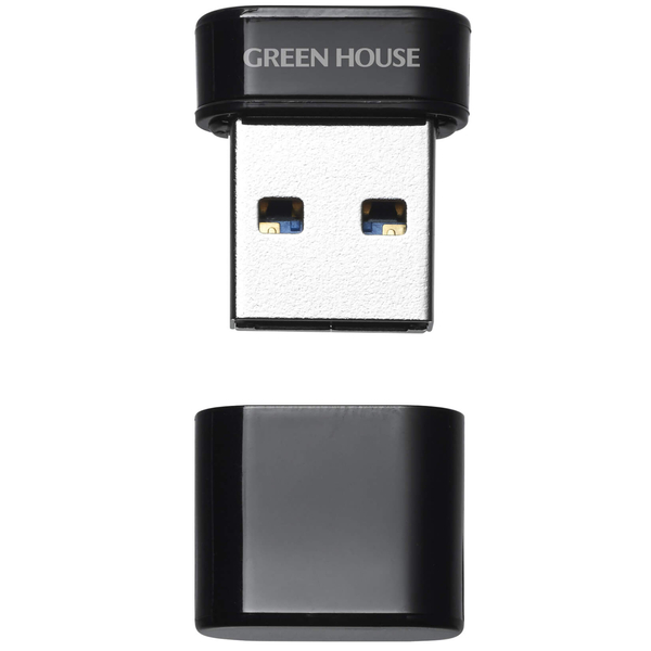 グリーンハウス GH-UF3MA8G-BK [小型USB3.1(Gen1)メモリー 8GB ブラック]