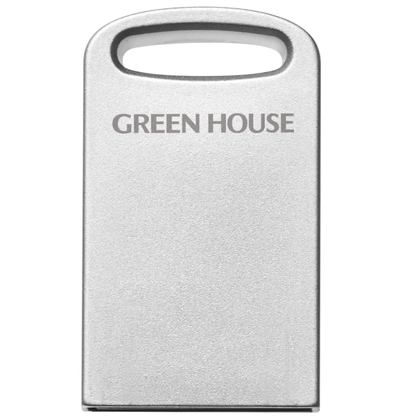 グリーンハウス GH-UF3MB8G-SV [アルミボディ小型USB3.1(Gen1)メモリー 8GB シルバー]