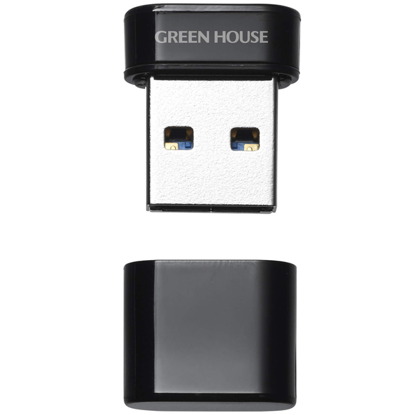 グリーンハウス GH-UF3MA16G-BK [小型USB3.1(Gen1)メモリー 16GB ブラック]