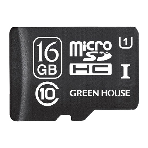 グリーンハウス GH-SDMRHCUB16G [microSDHCカード UHS-I U1 クラス10 16GB]
