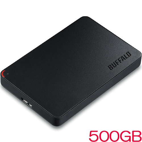バッファロー HD-NRPCF500-BB [USB3.0 ポータブルHDD 500GB BUFFALO バッファロー]