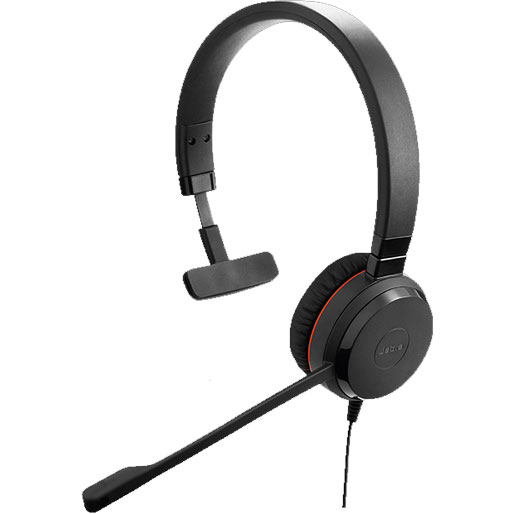 美品 Jabra Evolve2 30 有線ヘッドセット ステレオ ブラック