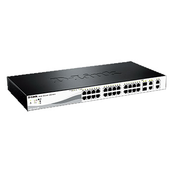 D-Link DES-1210 DES-1210-28P/C2 [PoE/PoE+ WEBスマートL2スイッチ 10/100BASE-TX×24]