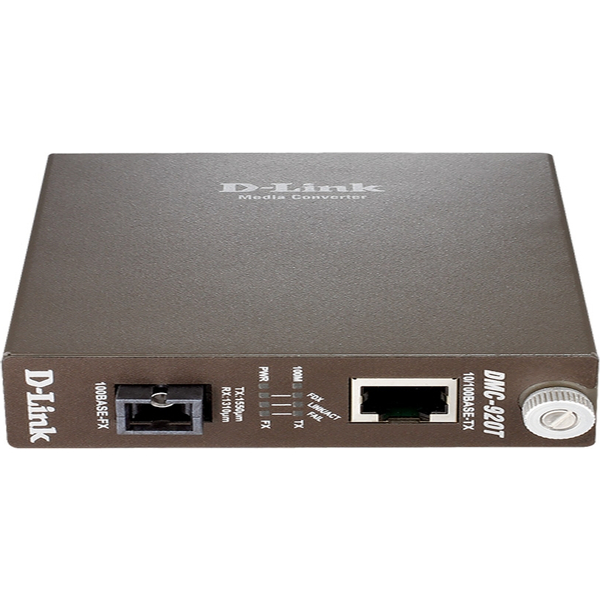 D-Link DMC DMC-920T/B10 [メディアコンバータ 100FX 1芯SM/WDM/T1550、R1310]