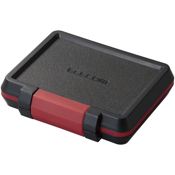 エレコム CMC-SDCHD01BK [メモリカードケース/ハード/SD8枚+microSD8枚/ブラック]