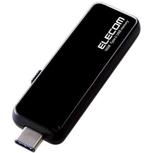 エレコム MF-CCU3116GBK [USBメモリー/USB3.1C&USB端子/16GB/ブラック]