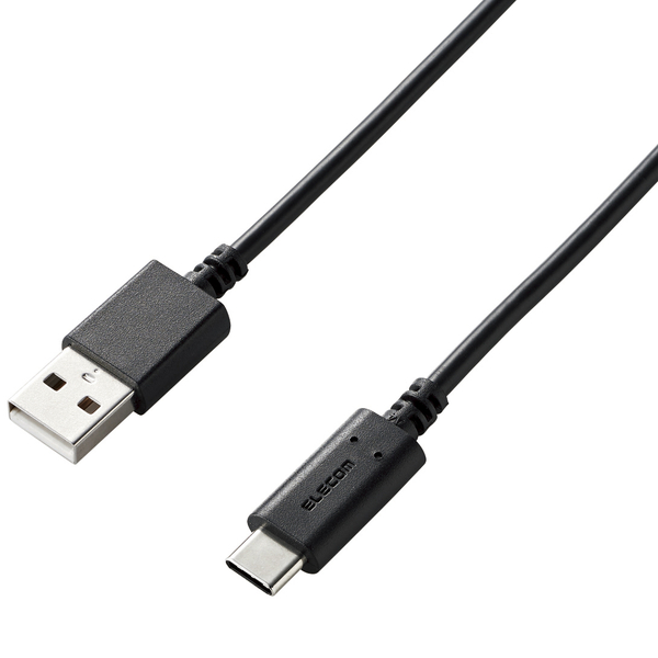 エレコム MPA-AC15BK [スマホ用USBケーブル/USB2.0(A-C)/1.5m/ブラック]