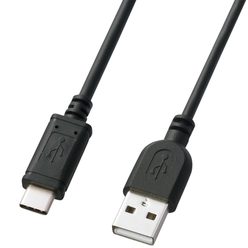 サンワサプライ KU-CA05K [USB2.0 Type C-Aケーブル(0.5m・ブラック)]