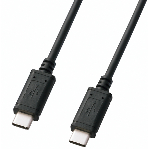サンワサプライ KU-CC05 [USB2.0 Type Cケーブル(0.5m・ブラック)]