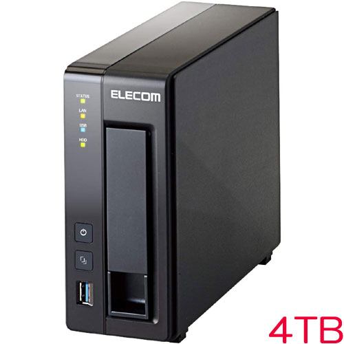 エレコム NSB-5A4T1BL [LinuxNAS/1Bay/4TB/NetStor5シリーズ]