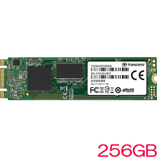 トランセンド TS256GMTS800S [256GB SSD MTS800S M.2 Type 2280 SATA-III 6Gb/s MLC NAND]