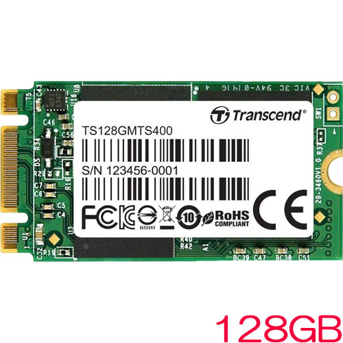 トランセンド TS128GMTS400S [128GB SSD MTS400S M.2 Type 2242 SATA-III 6Gb/s MLC NAND]
