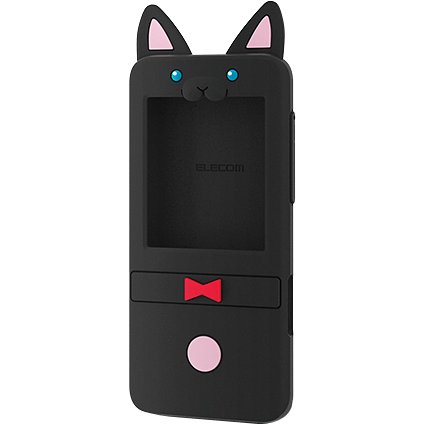 エレコム AVS-S17SCT2 [Walkman S用シリコンケース/ねこ]