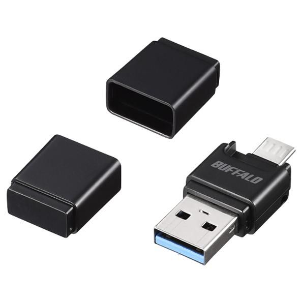 バッファロー（サプライ） BSCRM110U3BK [USB3.0/microB microSD用カードリーダー ブラック]