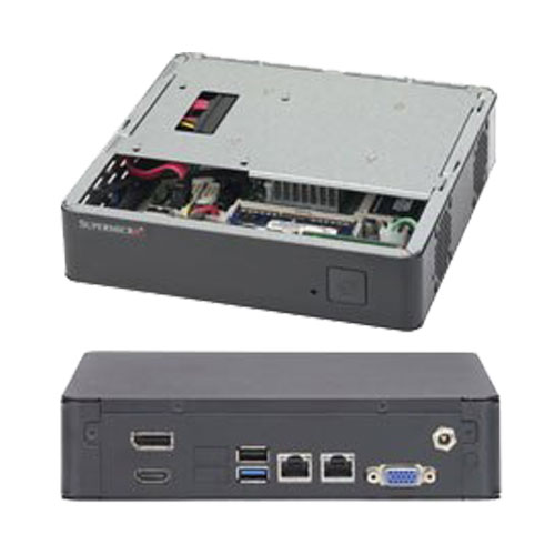 Supermicro SYS-E200-8B [IoT Gateway SuperServer (Celeron J1900/2ｘDDR3 SO-DIMM/2ｘGbE/60W DC/Mini-ITX)]