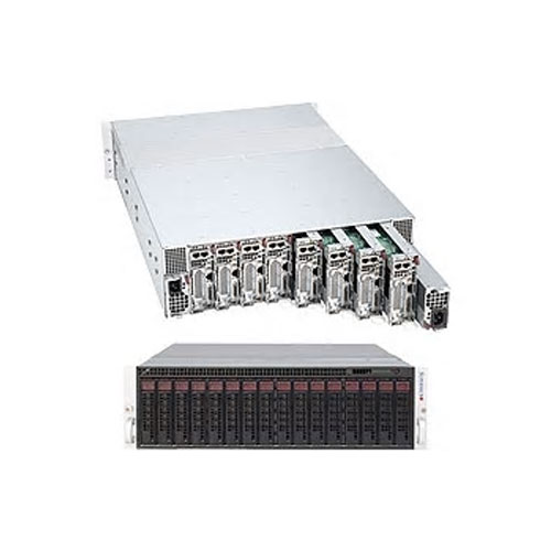 Supermicro SYS-5039MS-H8TRF [MicroCloud (8ノード(Intel C236/LGA1151/4ｘDDR4/2ｘGbE/SATA)/2ｘ1600W/3U)]