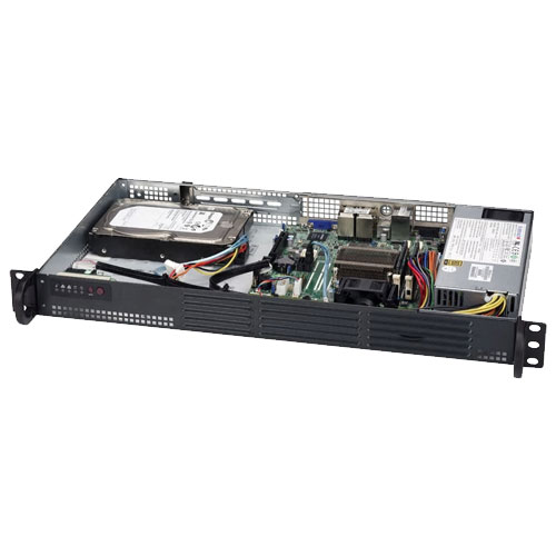 Supermicro SYS-5018A-LTN4 [SuperServer (Intel Atom C2358/2ｘDDR3 SO-DIMM/4ｘGbE/SATA/200W/1U)]