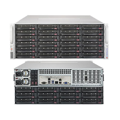Supermicro SSG-5049P-E1CTR36L [SuperStorage Server (C622/2ｘLGA3647/8ｘDDR4/2ｘ10GbE/36ベイ/SAS/2ｘ1200W/4U)]