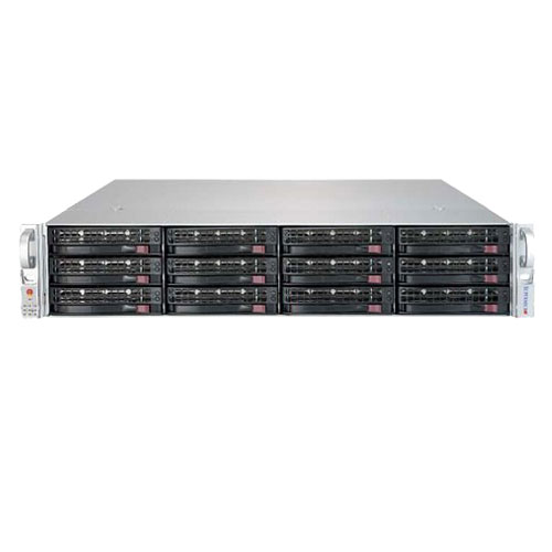 Supermicro SSG-5029P-E1CTR12L [SuperStorage Server(C622/2ｘLGA3647/8ｘDDR4/2ｘ10GbE/12 + 2ベイ/SAS/2ｘ800W/2U)]
