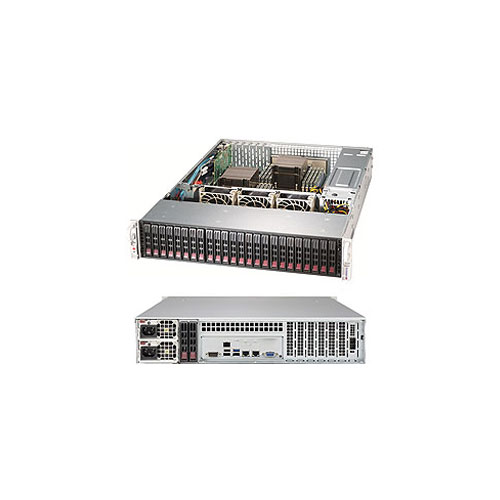 Supermicro SSG-2029P-E1CR24L [SuperStorage Server (C624/2ｘLGA3647/16ｘDDR4/2ｘ10GbE/24ベイ/SAS/2ｘ1200W/2U)]