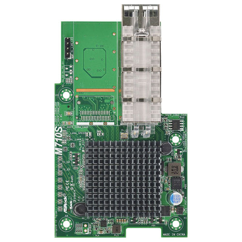ASRock Rack M710S [PCIE X8 Mezzanine card 109 x 68 mm (1 x QSFP+ 40Gb/s Intel XL710-AM1)]