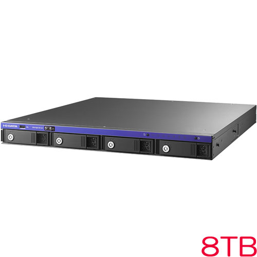 アイ・オー・データ HDL-Z4WP8DR [WSS2016Std/Celeron 4ドライブ 1UラックNAS 8TB]