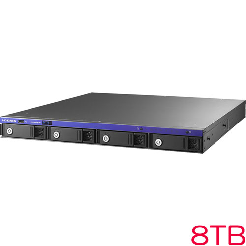 アイ・オー・データ HDL-Z4WQ8DR [WSS2016Wg/Celeron 4ドライブ 1UラックNAS 8TB]