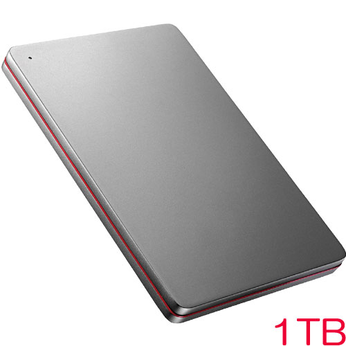 HDPX-UTS1K [USB3.0対応ポータブルHDD 1TB Black×Red]