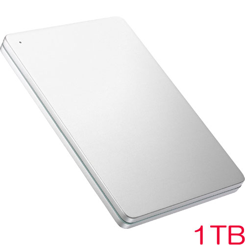 HDPX-UTS1S [USB3.0対応ポータブルHDD 1TB Silver×Green]