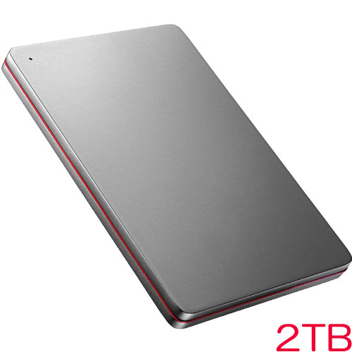 アイ・オー・データ HDPX-UTS HDPX-UTS2K [USB3.0対応ポータブルHDD 2TB Black×Red]