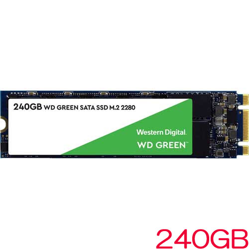e-TREND｜ウエスタンデジタル WDS240G2G0B Green 3D NAND SATA SSD（240GB SATA 6G 3年保証）]