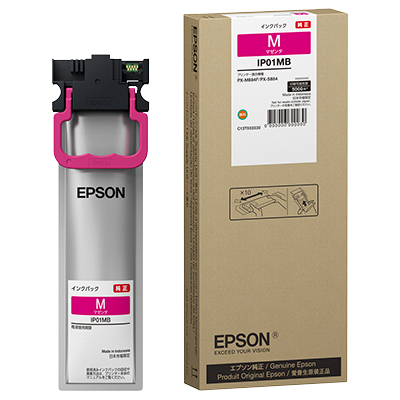 エプソン IP01MB [ビジネスインクジェット用 インクパック(マゼンタ)/約5000P]