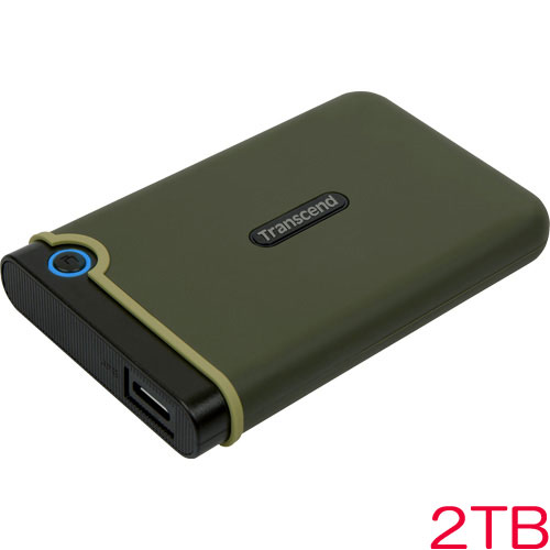 e-TREND｜トランセンド TS2TSJ25M3G [2TB ポータブルHDD StoreJet 25M3