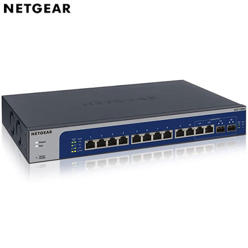 NETGEAR アンマネージプラススイッチ XS512EM-100AJS [XS512EM マルチギガ10Gx12P アンマネージプラス スイッチ]