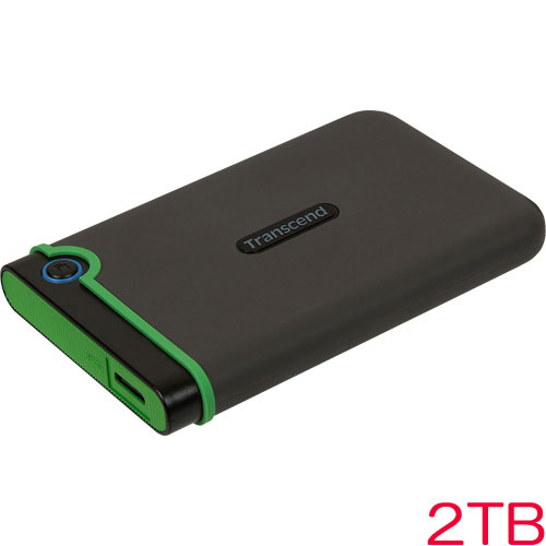 TS2TSJ25M3S [2TB ポータブルHDD StoreJet 25M3 USB3.0対応 アイロングレー]