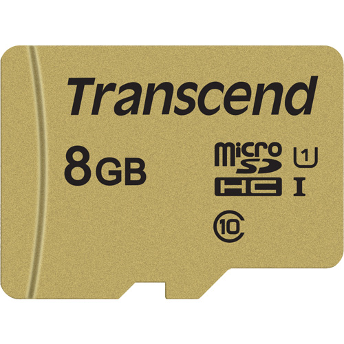 トランセンド TS8GUSD500S [8GB microSDHC 500S MLC NAND Class 10、UHS-I U1 対応]