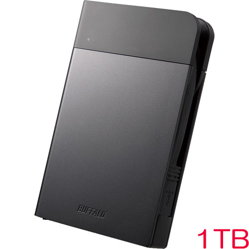 HD-PZF1.0U3-BKA [USB3.1(Gen1) 耐衝撃ポータブルHDD 1TB ブラック]