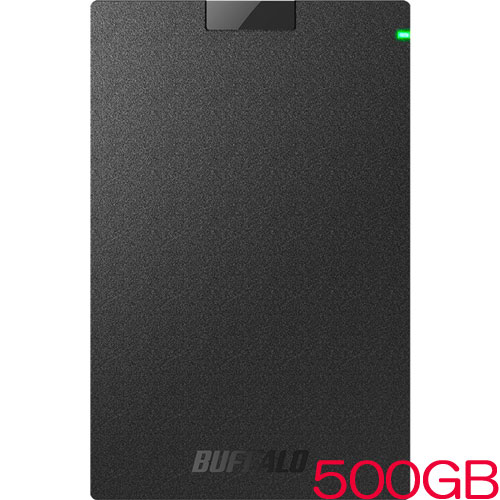 MiniStation HD-PCG500U3-BA [USB3.1(Gen.1)対応 ポータブルHDD ブラック 500GB]