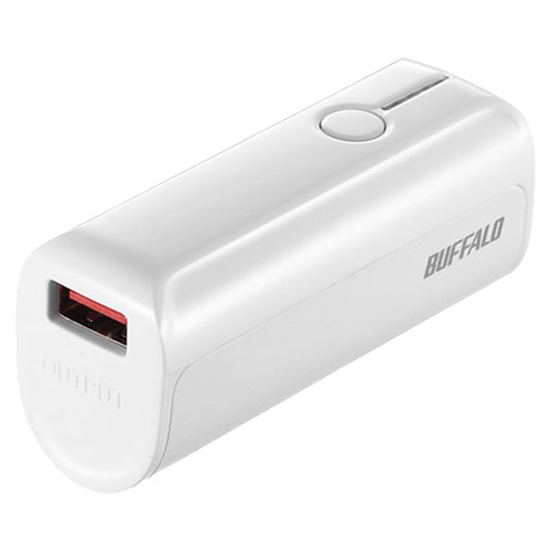 バッファロー（サプライ） BSMPB3310P1WH [モバイルバッテリー 3350mAh 自動判別 1ポート ホワイト]